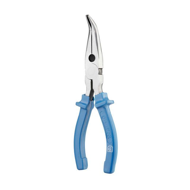 Длинногубцы изогнутые 180 мм INTERTOOL HT-0125
