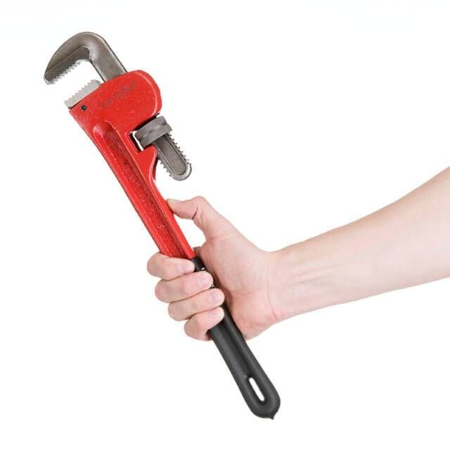 Ключ трубный 450мм тип "Stillson" INTERTOOL HT-0184
