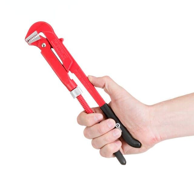 Ключ трубный 0.75", 90град INTERTOOL HT-0186