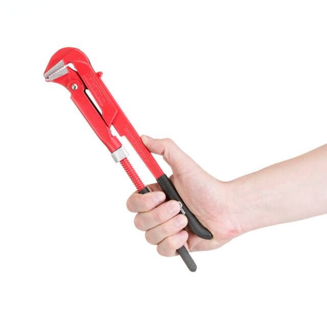 Ключ трубный 1.0", 90град INTERTOOL HT-0187