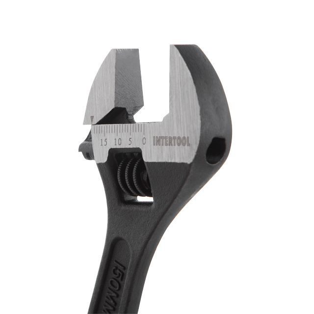 Ключ разводной 150 мм INTERTOOL HT-0191