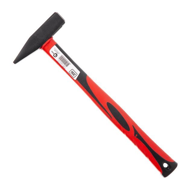 Молоток 200 г, ручка из фибергласса INTERTOOL HT-0202