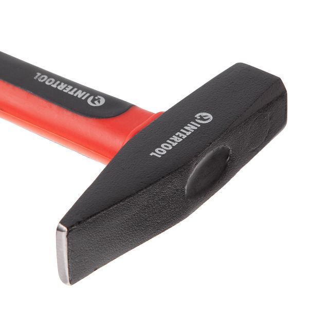 Молоток 200 г, ручка из фибергласса INTERTOOL HT-0202