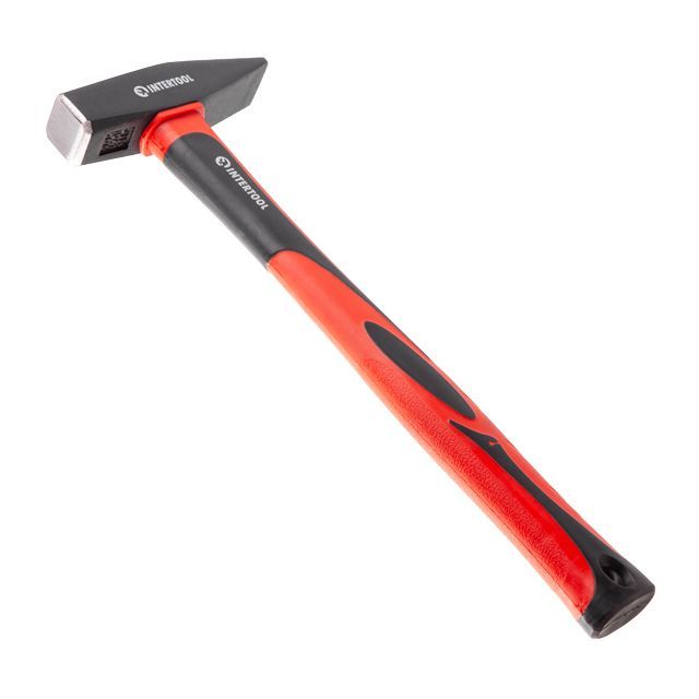 Молоток 500 г, ручка из фибергласса INTERTOOL HT-0205