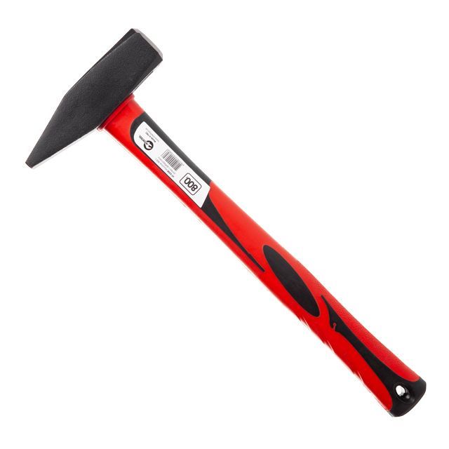 Молоток 800 г, ручка из фибергласса INTERTOOL HT-0208
