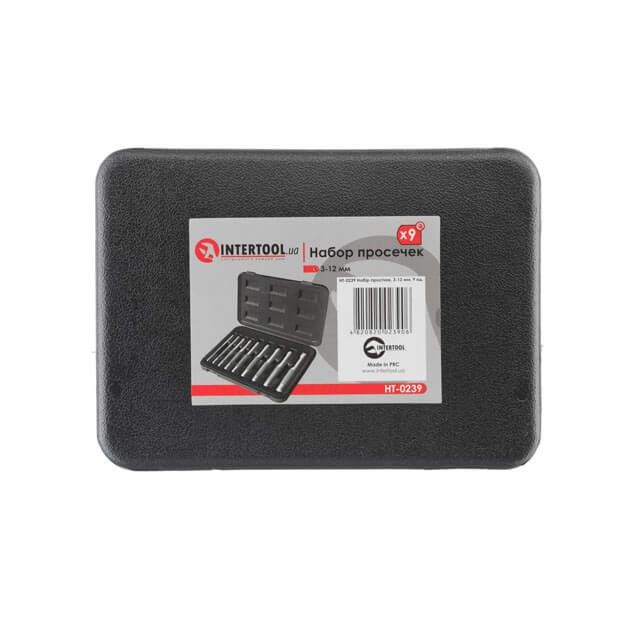 Набор просечек 9 ед., 3-12 мм INTERTOOL HT-0239