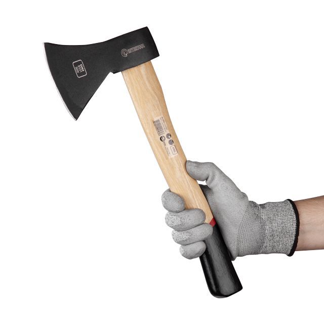 Топор 600 г, ручка пекан, 48-57 HRC INTERTOOL HT-0256