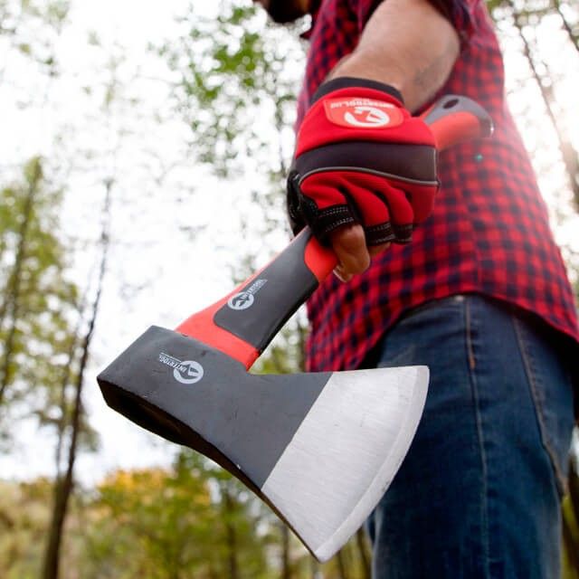 Топор 800 г, ручка из фибергласса INTERTOOL HT-0262