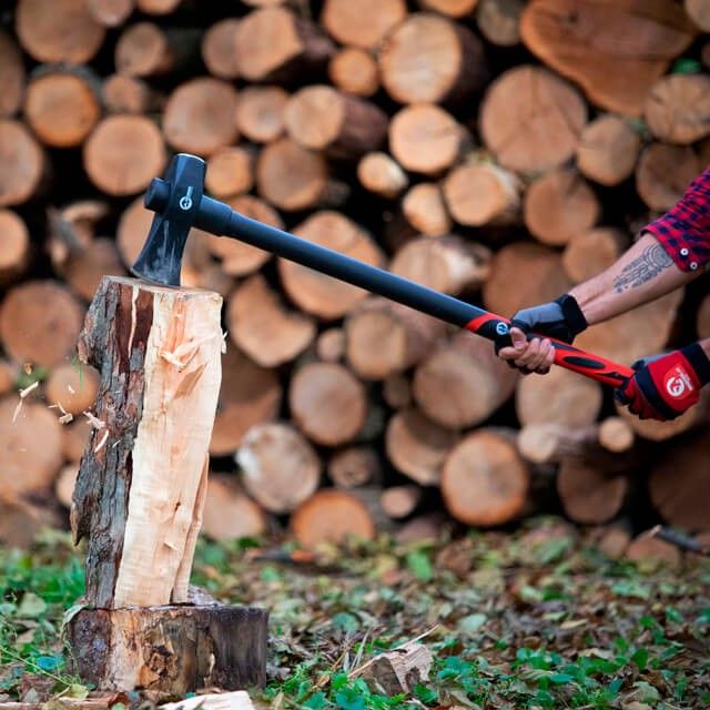 Колун кованый 2500 г, ручка из фибергласса INTERTOOL HT-0273