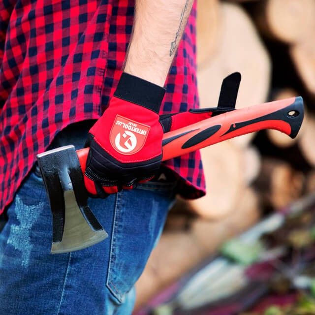 Колун кованый 1000 г, ручка из фибергласса INTERTOOL HT-0274