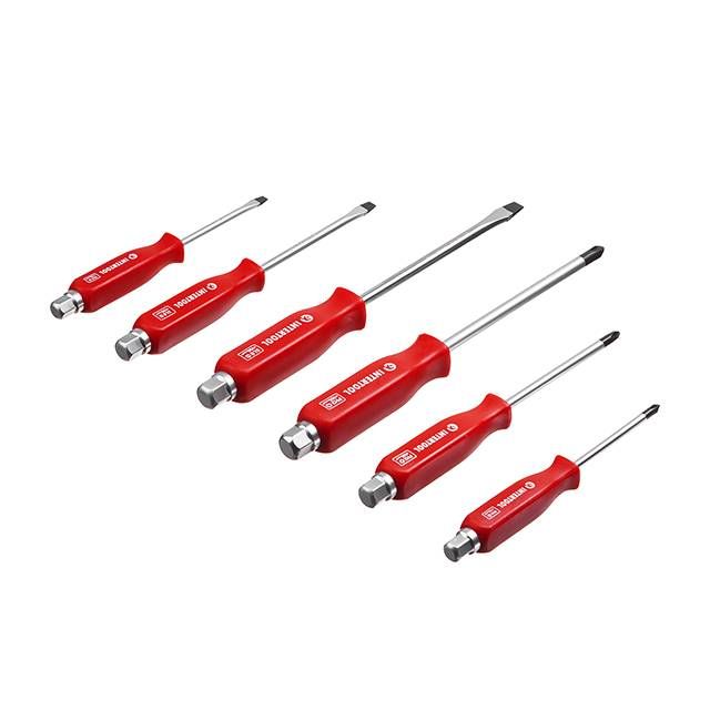 Набор ударных отверток 6 ед., Cr-V INTERTOOL HT-0403