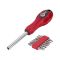 Отвертка магнитная 1/4" с комплектом насадок, 15ед., Cr-V INTERTOOL HT-0415