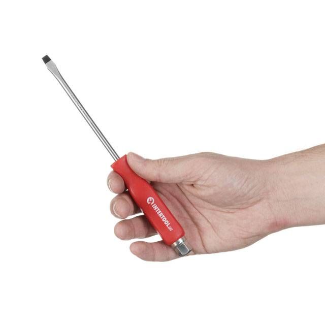 Отвертка ударная SL6*125 мм, Cr-V INTERTOOL HT-0483