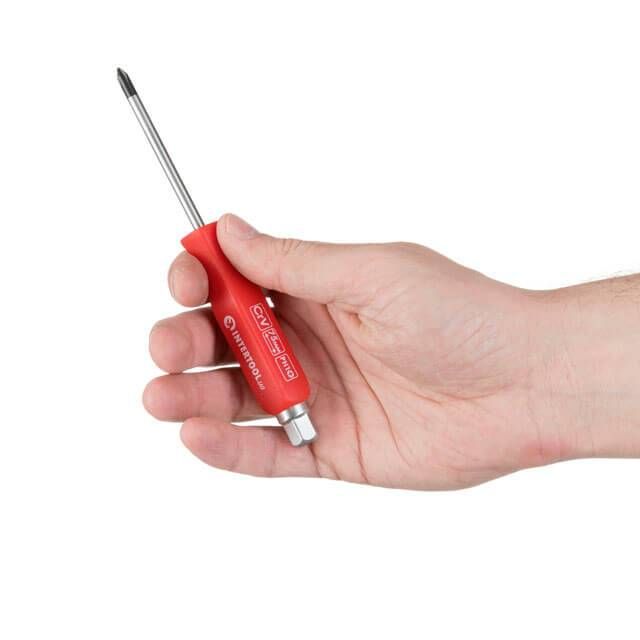 Отвертка ударная PH1*75 мм, Cr-V INTERTOOL HT-0486