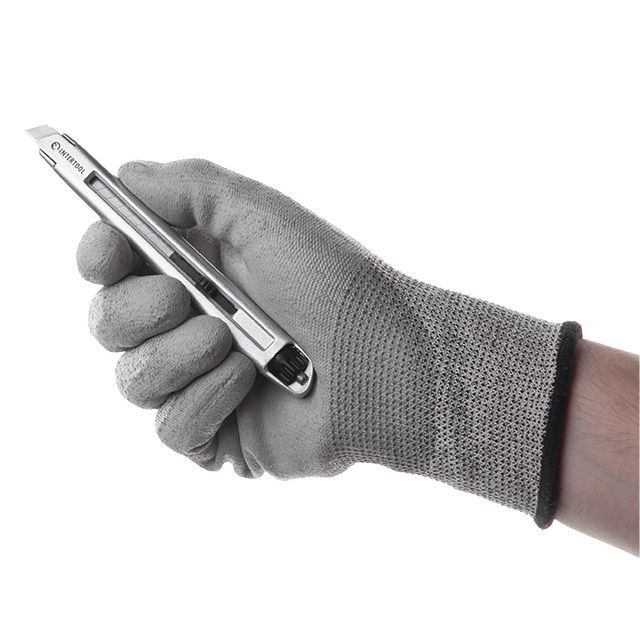 Нож сегментный 9 мм, металлический, усиленный, винтовая фиксация INTERTOOL HT-0509