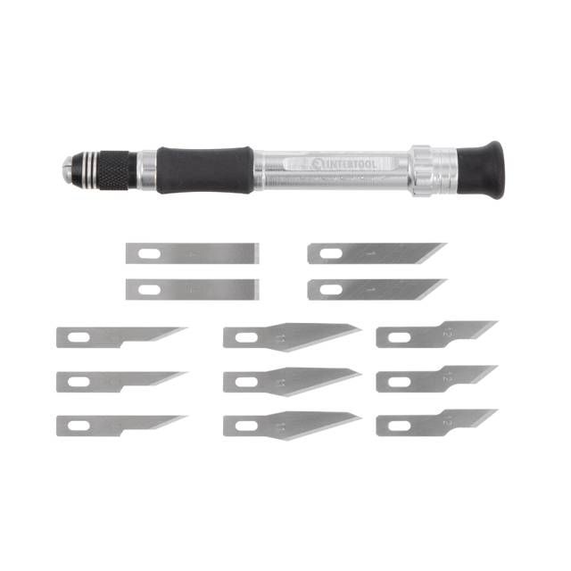 Набор скальпелей с держателем 14 ед. INTERTOOL HT-0524
