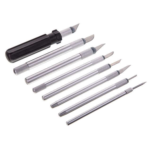 Набор скальпелей 56 ед. в пластиковом кейсе INTERTOOL HT-0530