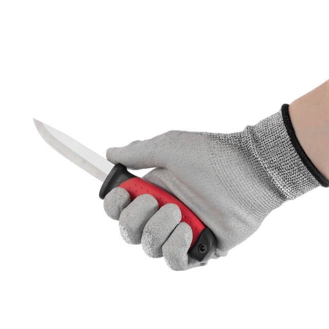 Нож 100 мм, с чехлом, STORM INTERTOOL HT-0536