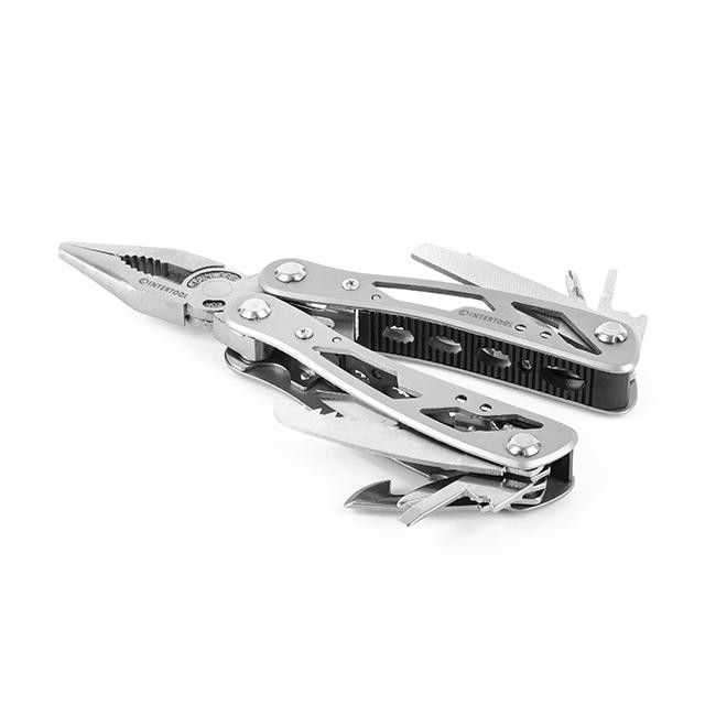 Мультиинструмент 165мм, 12 в 1 с чехлом INTERTOOL HT-0540