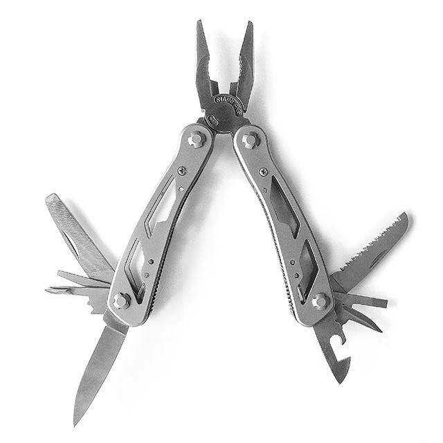 Мультиинструмент 165мм, 12 в 1 с чехлом INTERTOOL HT-0540