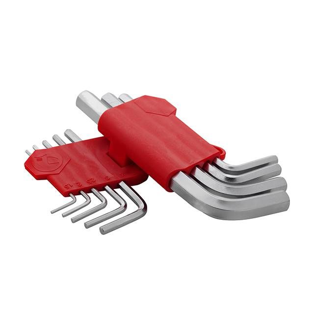 Набор Г-образных шестигранных ключей 9 ед., 1,5-10 мм, Cr-V INTERTOOL HT-0601