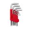Набор Г-образных ключей TORX с отверстием 9 ед., Т10-Т50, Cr-V INTERTOOL HT-0604