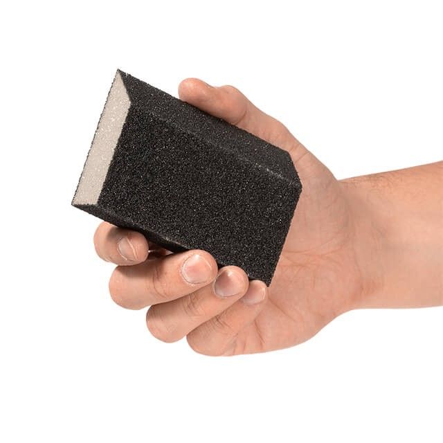 Губка для шлифования трапеция, оксид алюминия К60 INTERTOOL HT-0806