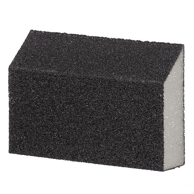Губка для шлифования трапеция 110*75*54*25 мм, оксид алюминия К80 INTERTOOL HT-0808