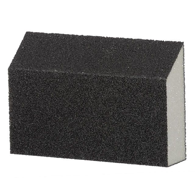 Губка для шлифования трапеция 110*75*54*25 мм, оксид алюминия К180 INTERTOOL HT-0818