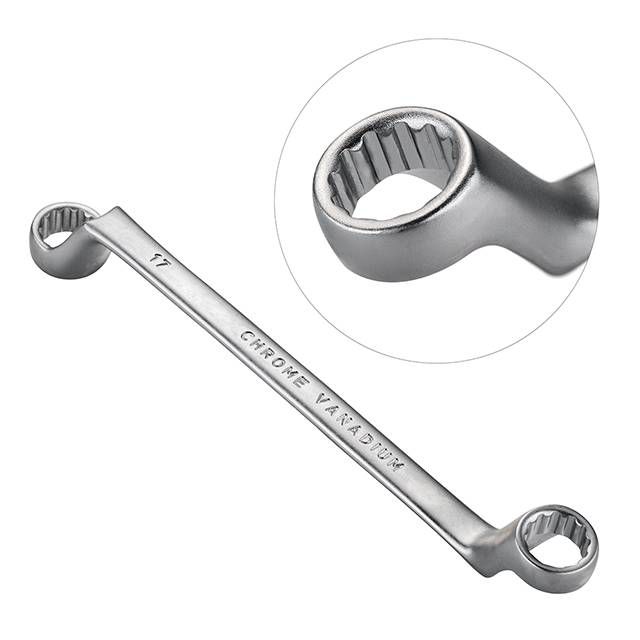 Набор накидных ключей 6 од., 6-17 мм, Cr-V INTERTOOL HT-1101