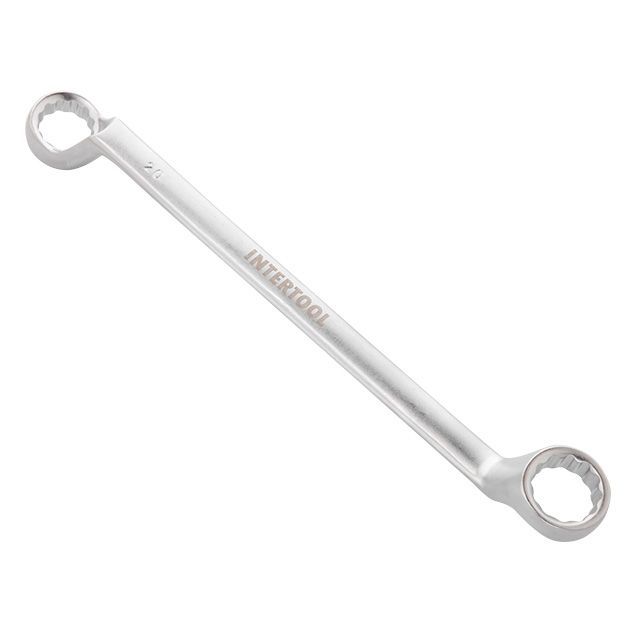 Набор ключей накидных 8 ед., 6-22 мм, Cr-V INTERTOOL HT-1102