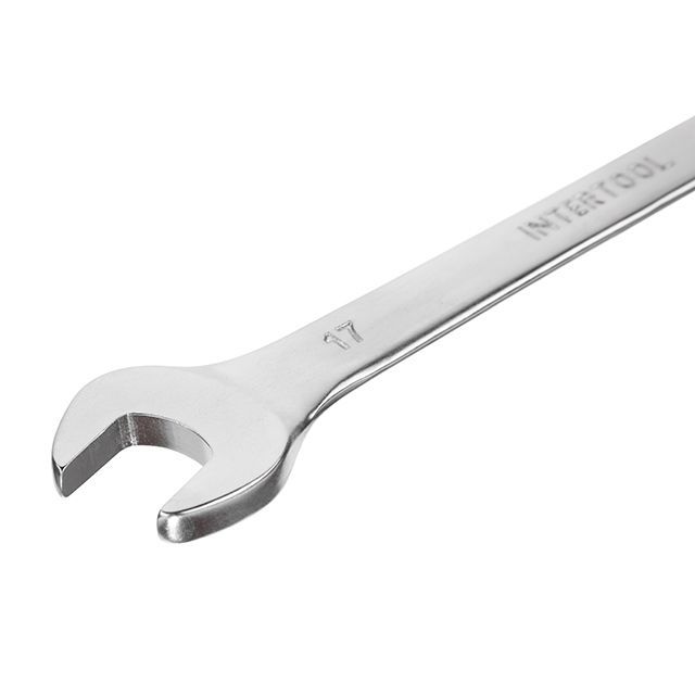 Набор ключей комбинированных 6 ед., 8-17 мм, Cr-V INTERTOOL HT-1201