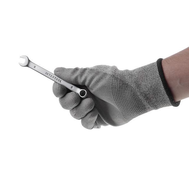 Ключ комбинированный 8 мм Cr-V INTERTOOL HT-1208