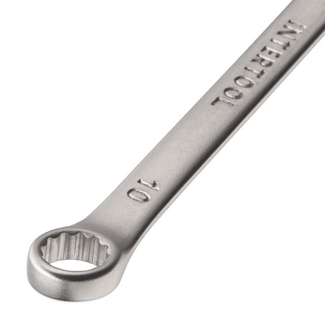 Ключ комбинированный 10 мм, Cr-V INTERTOOL HT-1210