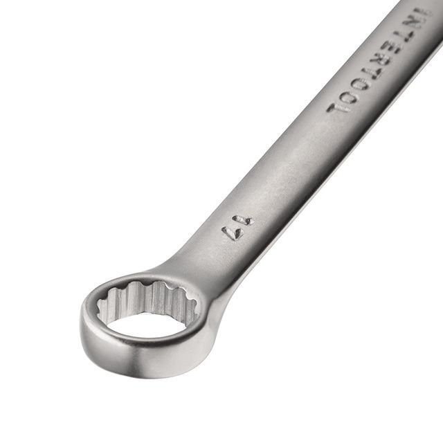 Ключ комбинированный 17 мм, Cr-V INTERTOOL HT-1217