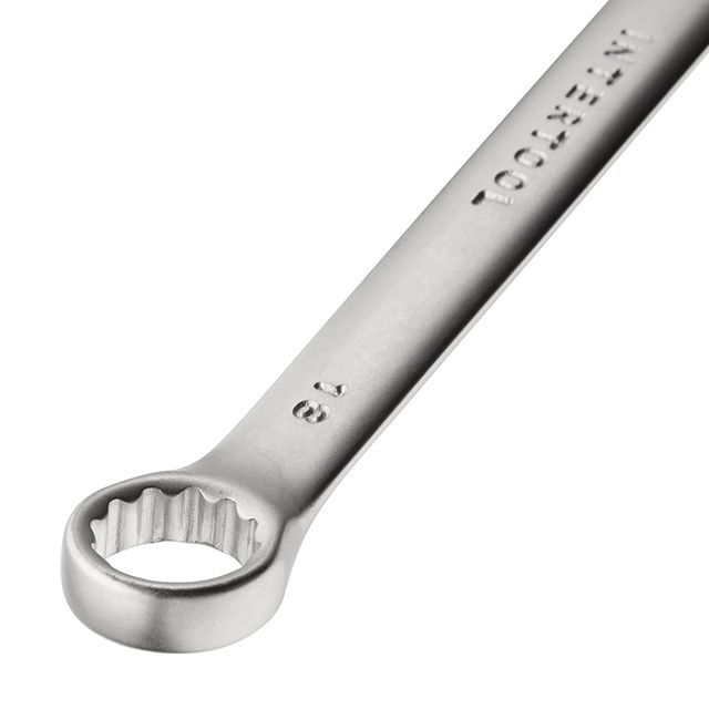 Ключ комбинированный 18 мм, Cr-V INTERTOOL HT-1218