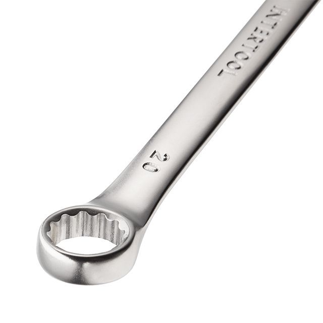 Ключ комбинированный 20 мм, Cr-V INTERTOOL HT-1220