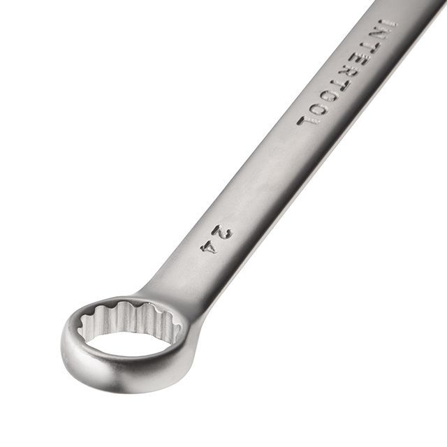 Ключ комбинированный 24 мм, Cr-V INTERTOOL HT-1224