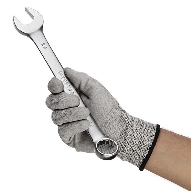 Ключ комбинированный 24 мм, Cr-V INTERTOOL HT-1224