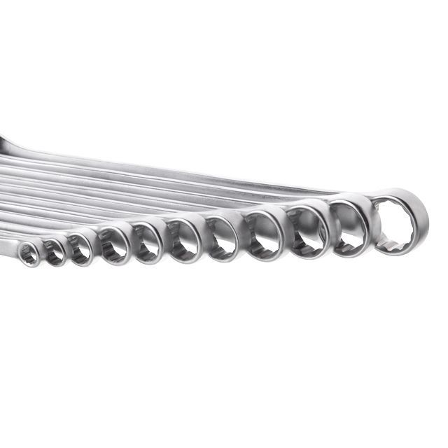 Набор ключей комбинированных 11 ед., 7-19 мм, Cr-V INTERTOOL HT-1250