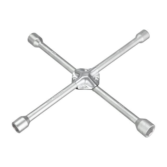 Ключ баллонный крестовой укрепленный 16"*406мм, 16мм, 17, 19, 21, 22мм INTERTOOL HT-1597