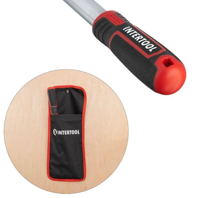 Ключ баллонный телескопический 1/2", 17-19, 21-23мм, STORM, Cr-V, чехол INTERTOOL HT-1601