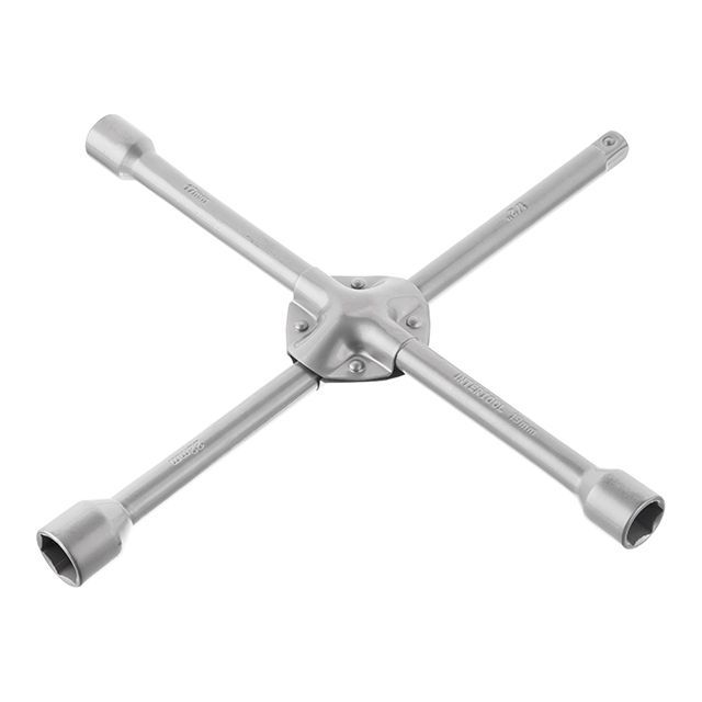 Ключ баллонный крестовой укрепленный 14"x355 мм, 16 мм, 17, 19, 22, 1/2" INTERTOOL HT-1602