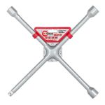 Ключ баллонный крестовой укрепленный 16"х406 мм, 16 мм, 17, 19, 21, 1/2" PROF INTERTOOL HT-1603