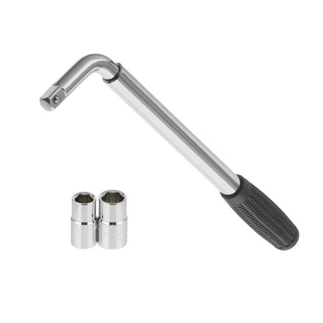 Ключ баллонный телескопический 17/19, 21/23мм INTERTOOL HT-1605