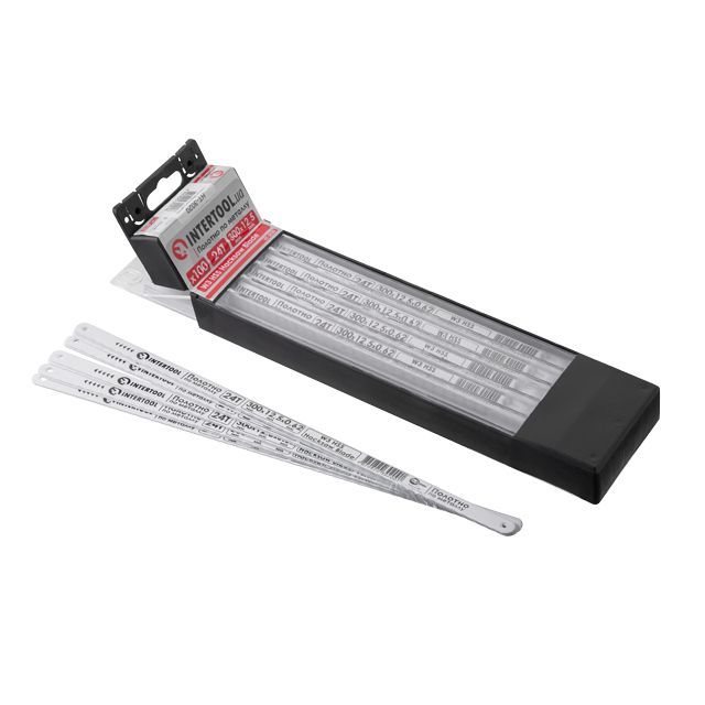 Полотно ножовочное по металлу, 300×12,5×0,62, 24T, W3, HSS INTERTOOL HT-3020