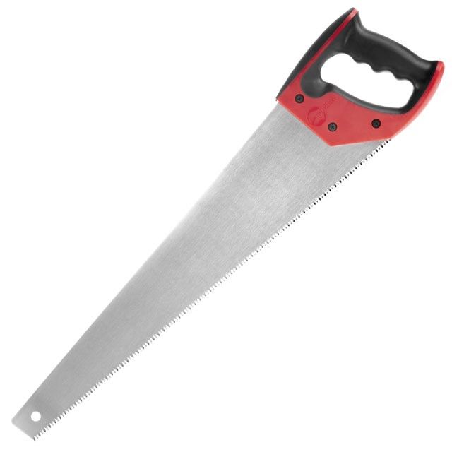 Ножовка по дереву 500 мм, с каленым зубом, тройная заточка INTERTOOL HT-3106