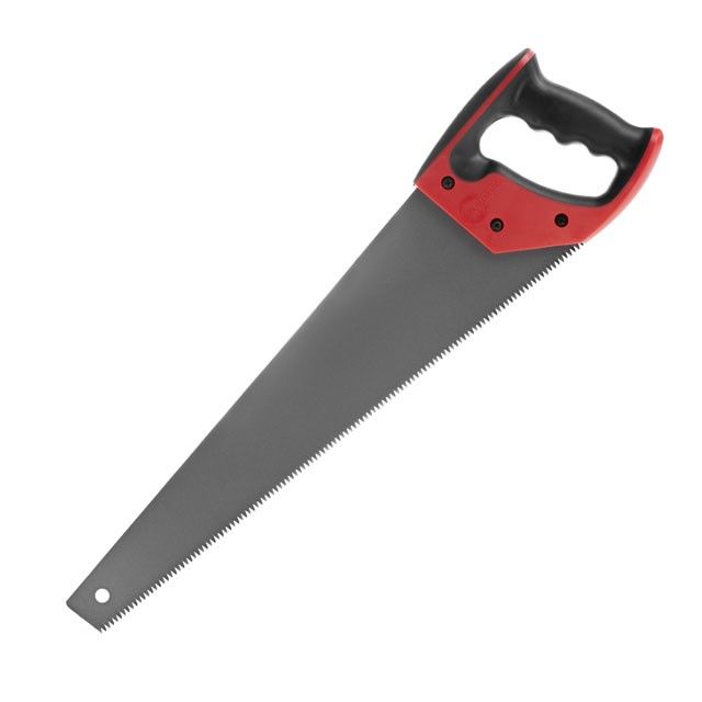 Ножовка по дереву 450 мм, с тефлоновым покрытием, каленый зуб, тройная заточка INTERTOOL HT-3108