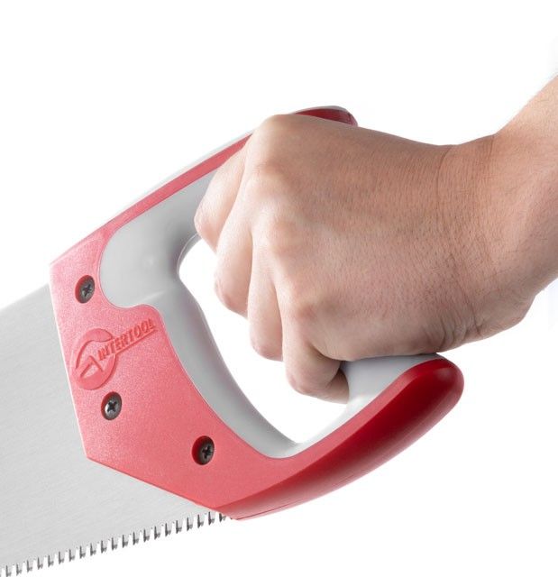 Ножовка по дереву 450 мм, с каленым зубом, тройная заточка INTERTOOL HT-3162