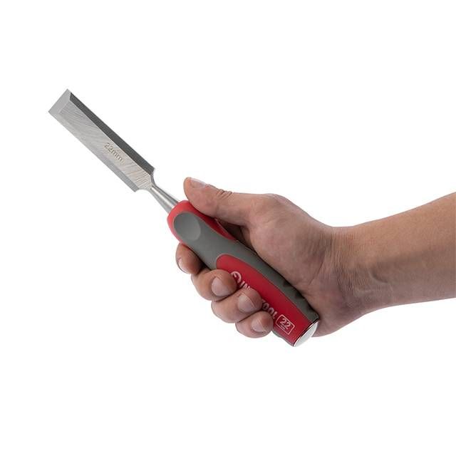 Стамеска 22мм, Cr-V, двухкомпонентная рукоятка INTERTOOL HT-3522